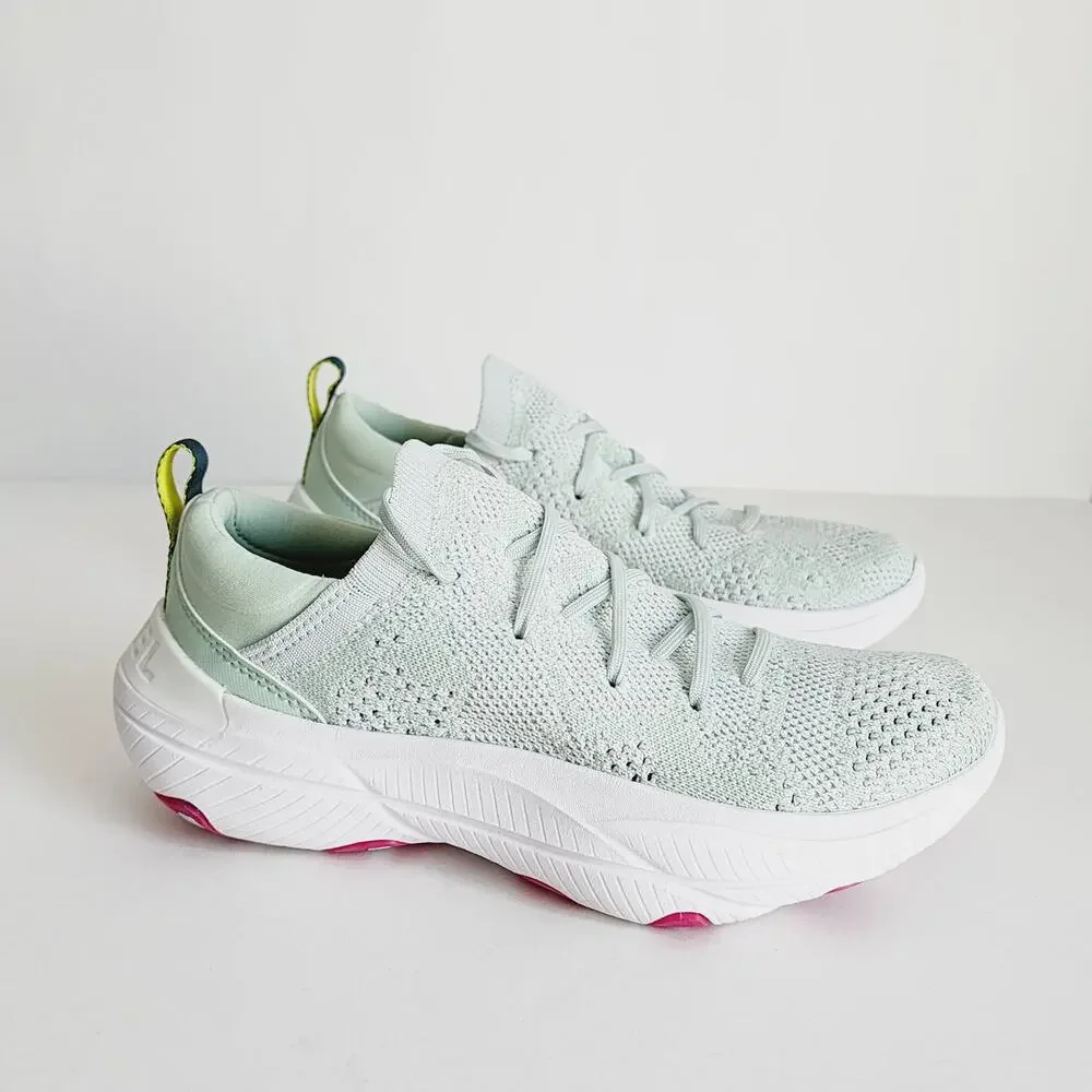 Sorel Explorer Blitz Stride Lace Up Mint Green Sneakers Bolt Print Size 6